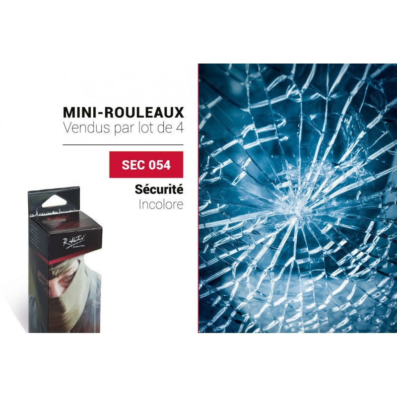 Security Film for Interior Glass Reflectiv SEC 054 100 Micron
