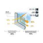 Solar Protection Film Reflectiv SOL 101 75% Internal Glazing