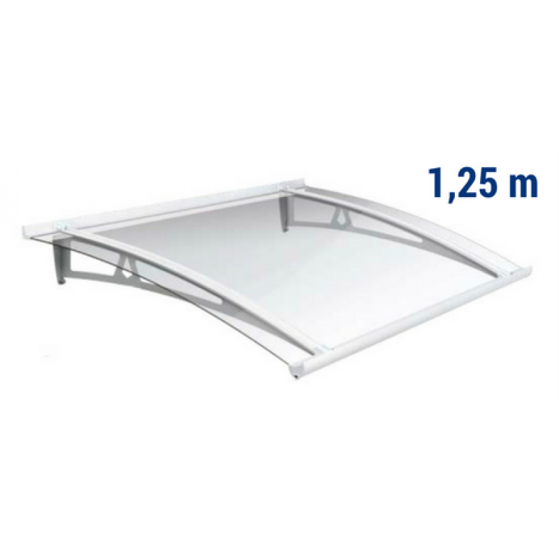 Newstyle Canopy NS-01 Transperent Roof 1,25m Overhang Royal Pat Newentry