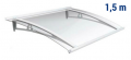 Newstyle Canopy NS-01 Transperent Roof 1,50m Overhang Royal Pat Newentry