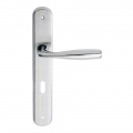 Philip 2 Series Basic forme Door Handle on Regular Plate Frosio Bortolo Ergonomic Shape