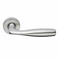 Philip 2 Series Basic forme Door Handle on Round Rosette Frosio Bortolo Ergonomic Shape