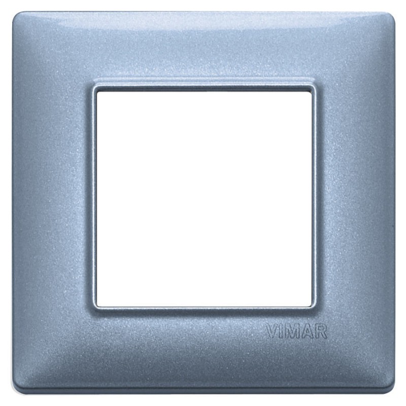 Cover Plate 2 Module Plana Vimar 14642 80x80x9 mm Various Colors