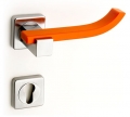 Plus Up Corian Mandarin Door Handle on Square Rosette Fashion Line PFS Pasini