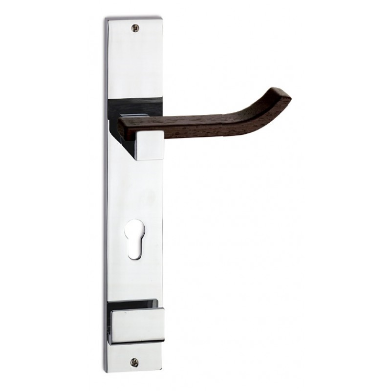 Plus Up Wood Door Handle on Plate Fashion Line PFS Pasini