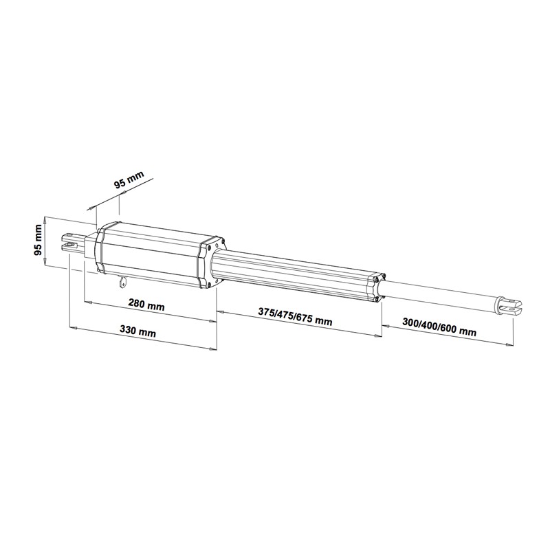 PM1 VDS Motor for Swing Gate Linear Arm Actuator