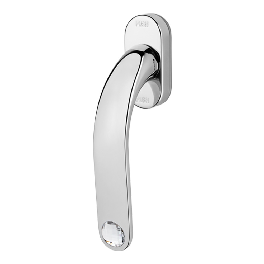 Point Crystal Window Handle Dry Keep With Swarovski Crystal Linea Calì Design