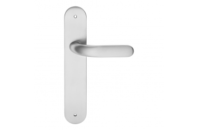 Point Door Handle on Plate With Optional SmartBlock Invisible Intrusion Detection System Linea Calì Design