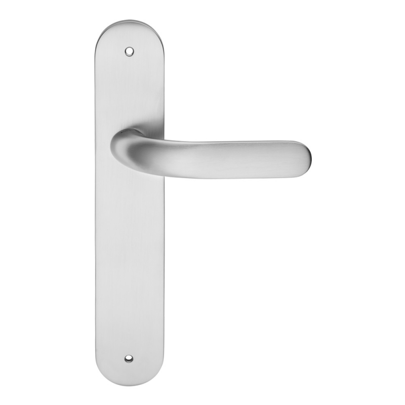 Point Door Handle on Plate With Optional SmartBlock Invisible Intrusion Detection System Linea Calì Design