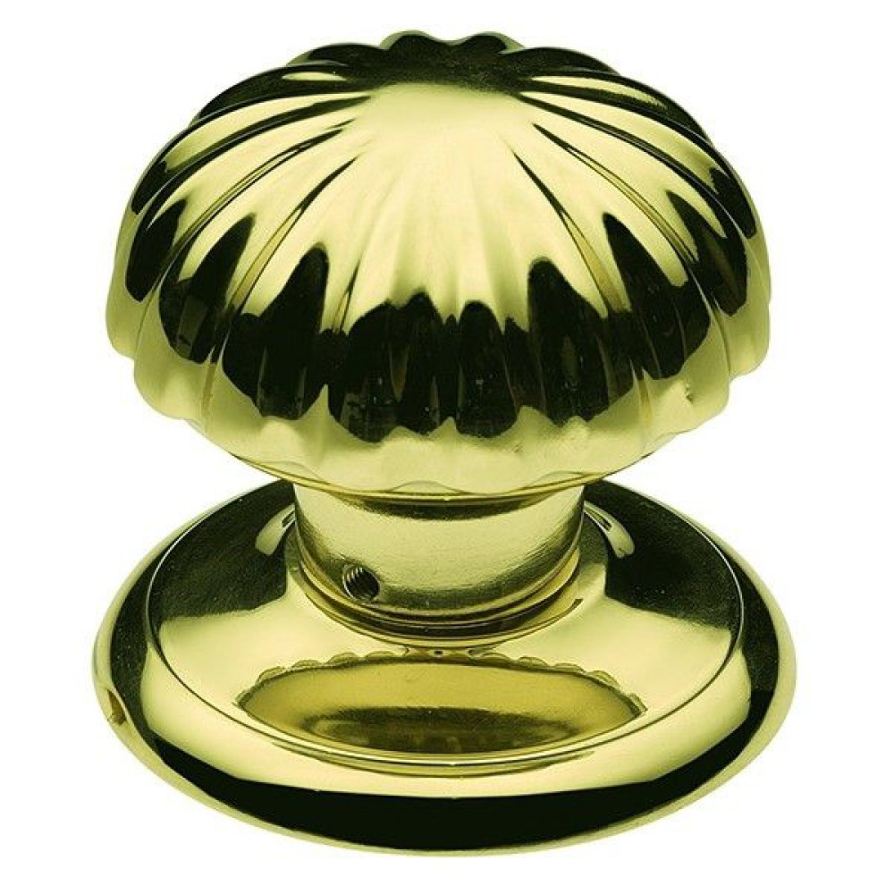 Margherita Arieni 127 Door Knob Ø70 mm in Brass