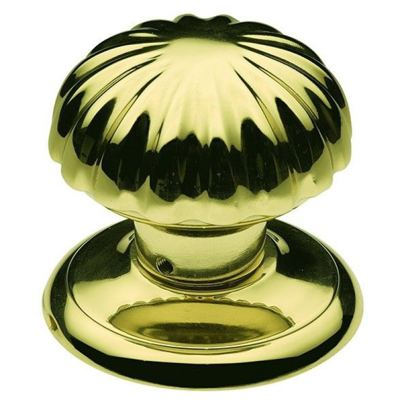 Margherita Arieni 127 Door Knob Ø70 mm in Brass