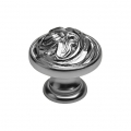 Classic Cabinet Knob Linea Calì Vintage PB with Antique Silver Finishing
