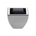 Furniture Knob Linea Calì Elios Crystal CR with Black Jet Swarowski®
