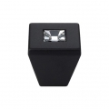 Cabinet Knob Linea Calì Reflex PB with Swarowski® Matt Black