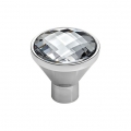 Cabinet Knob Linea Calì Veronica PB with Swarowski® Polished Chrome