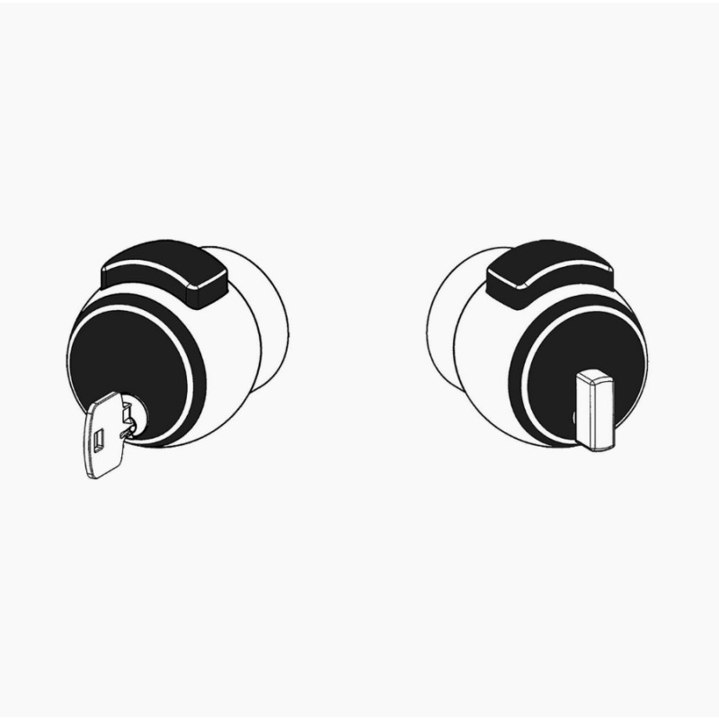 PremiApri 13 Meroni for Entrances and Offices Tubular Lock Nova Series
