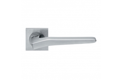 Preso Design Manital Satin Chrome Pair of Door Lever Handles