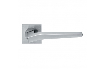 Preso Design Manital Satin Chrome Pair of Door Lever Handles