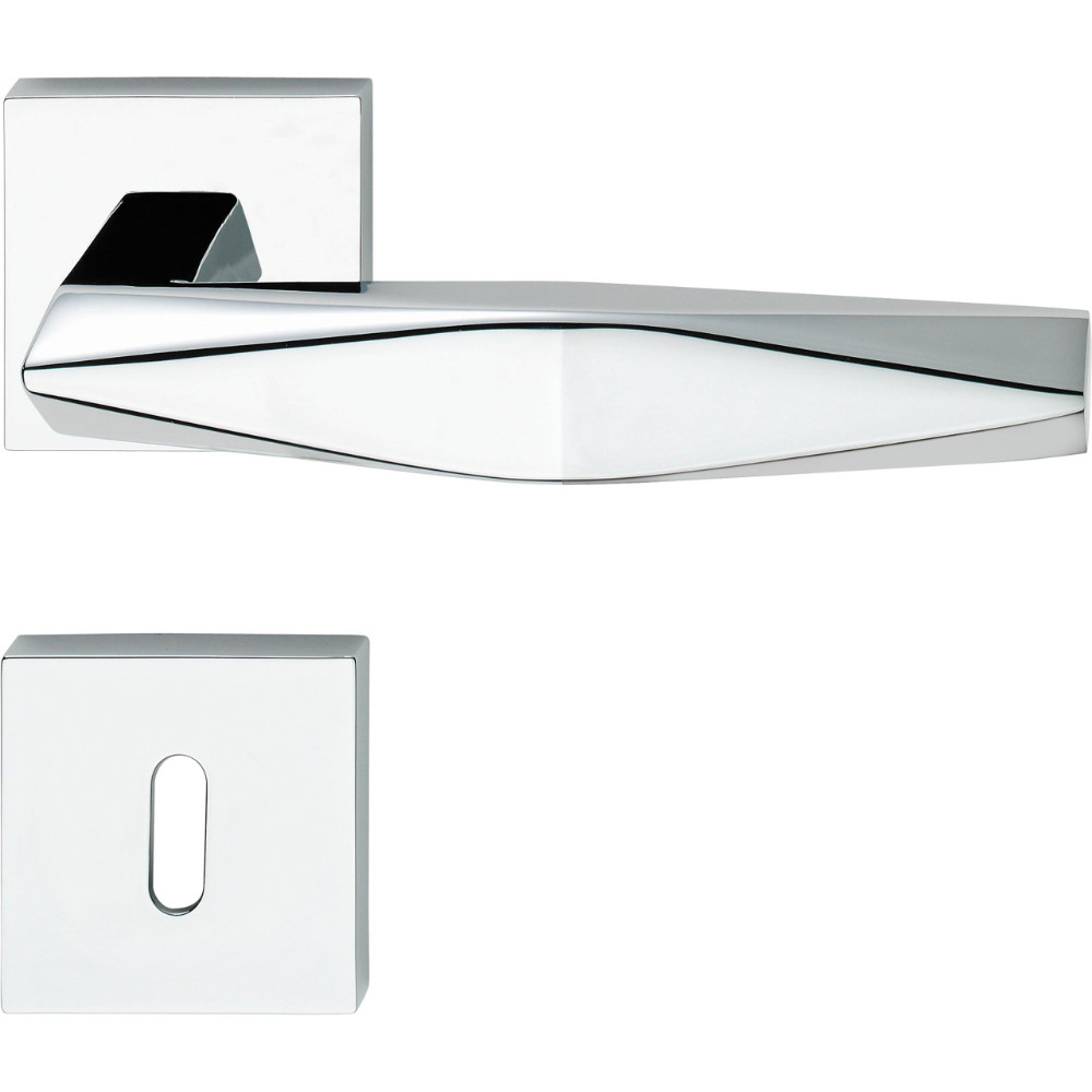Prisma Linea Calì Door Handle Rhomboid-Shaped Grip