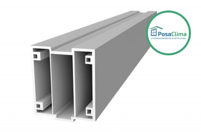 Lower PVC Profile for Window Thermal Counterframe Klima PosaClima