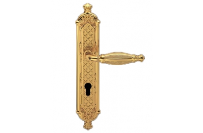 Queen Jewellery Line PFS Pasini Door Handle on Plate