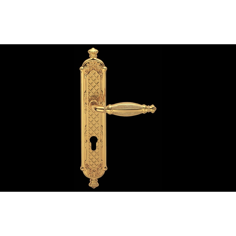 Queen Jewellery Line PFS Pasini Door Handle on Plate