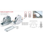 Wheel with Snap Support for Sliding Gate Adem