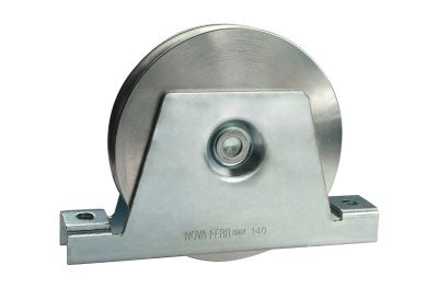 Wheel for Gate with Closed Support Round Groove Nova-Ferr 121
