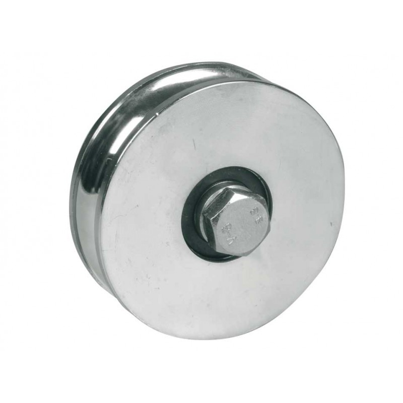 Wheel for Sliding Gates 1 Ball Bearing U Round Groove Ø20 IBFM