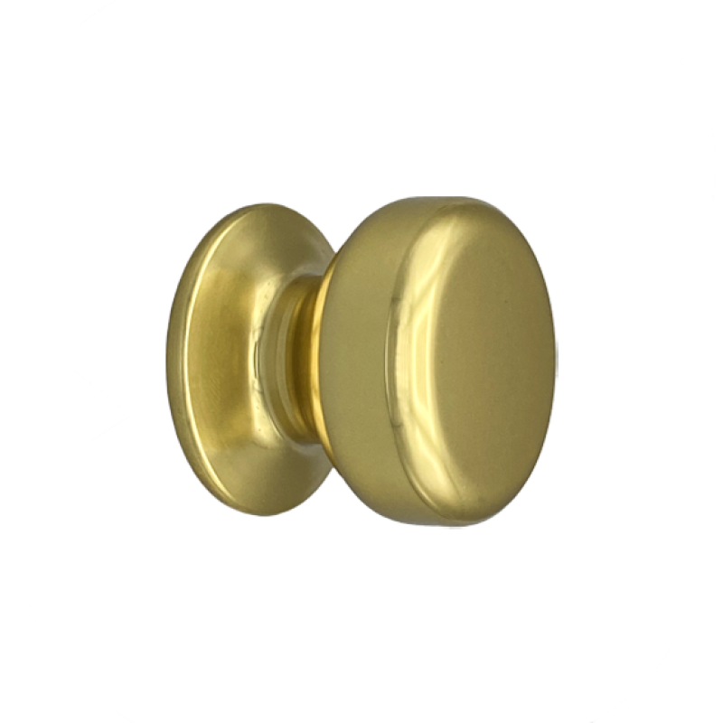 Saguatti 175 Flat Door Knob in Anodized Aluminum Ø50 or Ø70 mm