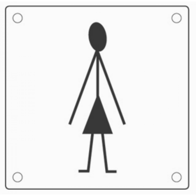 pba 2032 Pair of WC Bolts in Stainless Steel AISI 316L