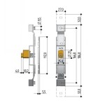 Lock Extensible Gates Milled Cylinder Prefer 6610