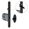 Lock for Sliding Wooden Doors with Driver Reguitti S01SR50T