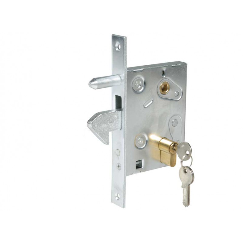 Lock with Hook for Sliding Gates Galvanized Steel IBFM