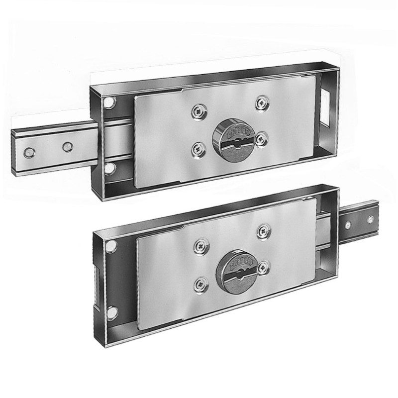 Set of Side Locks for Double Bit Rolling Shutters