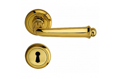 Siena Handle on Round Rose With Keyhole Covers With Spring in Classic Style Bal Becchetti