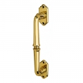 Siena Straight Pull Handle With Roses Screws in View for Elegant Cottage House Not Passing Bal Becchetti