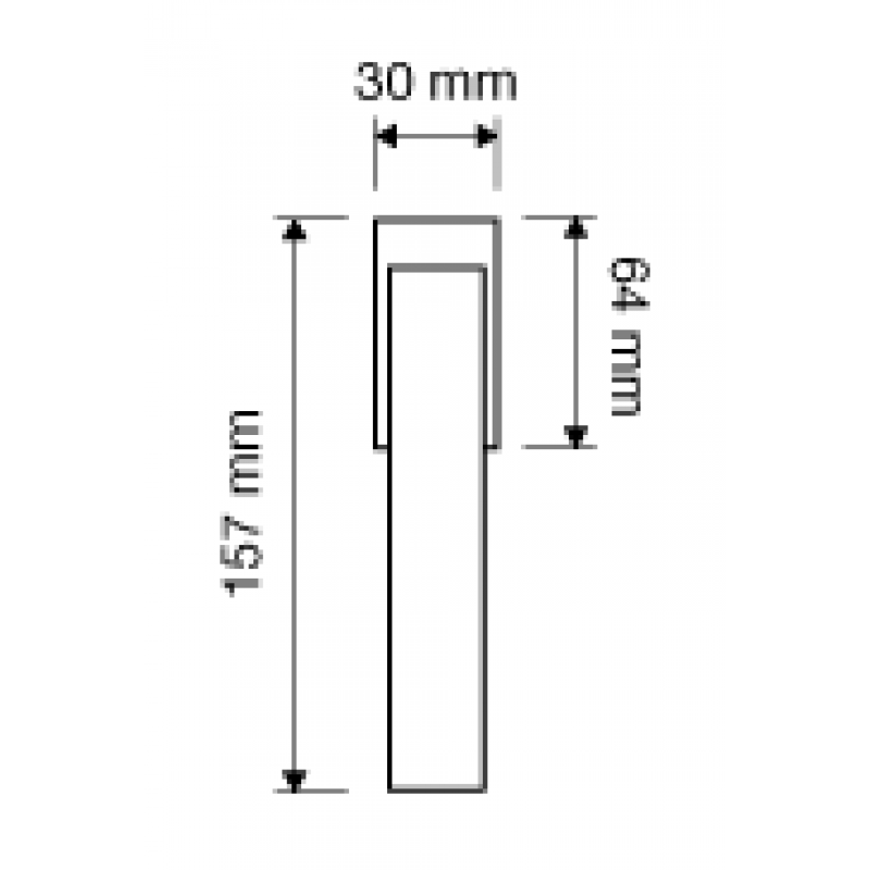 Sintesi Mesh Dry Keep Window Handle Linea Calì Crystal