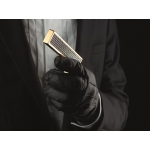 Sintesi Mesh Gold Plated Door Handle on Rosette Linea Calì Crystal