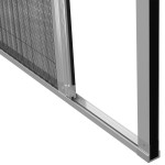 Smart Primed Side-Sliding Aluminum Pleated Mosquito Net