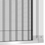 Smart Primed Side-Sliding Aluminum Pleated Mosquito Net