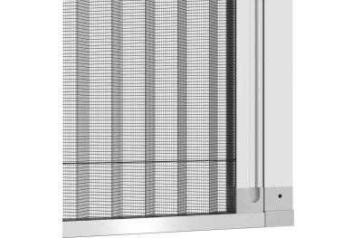 Smart Primed Side-Sliding Aluminum Pleated Mosquito Net