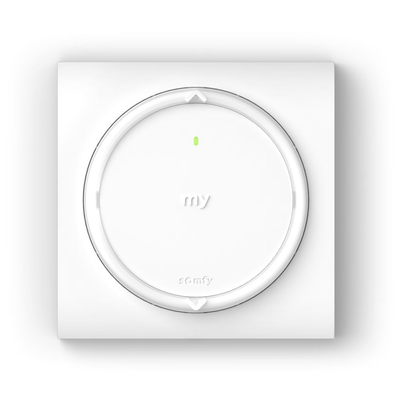 Somfy Amy io Wall Radio Control with Square or Round Frame