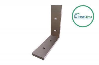 Aluminum Corner Bracket 80x80 mm for Klima Pro Counterframe