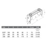 Guide Bracket to Be Fixed for Sliding Gate Adem