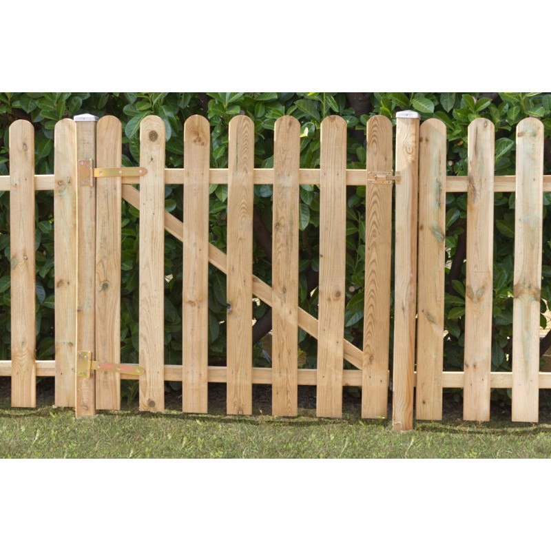 Garden Wooden Fence Losa Various Shapes