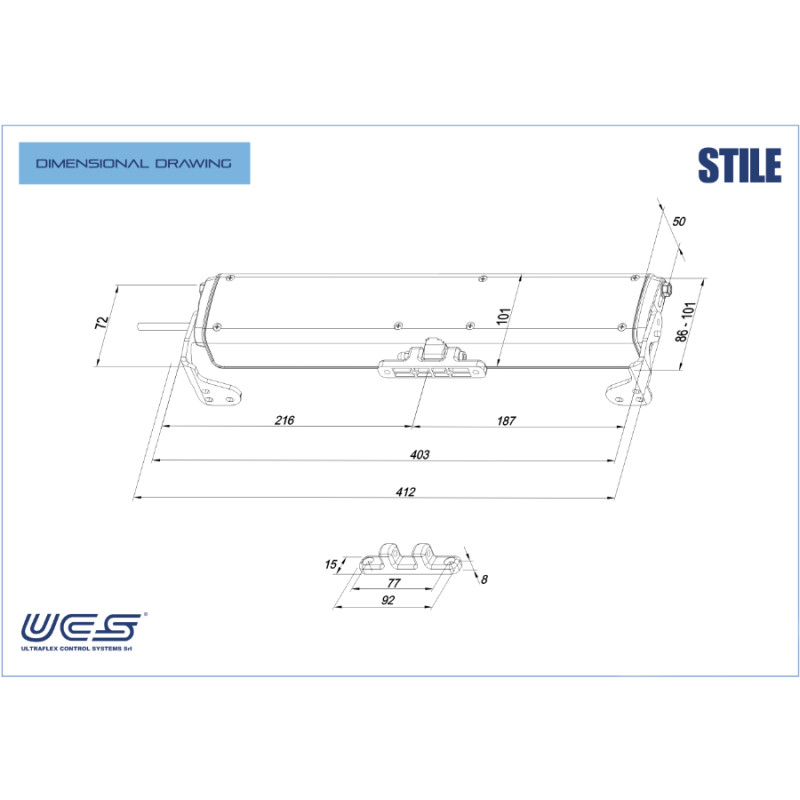 STILE UCS Ultraflex Chain Actuator for Windows Made in Italy