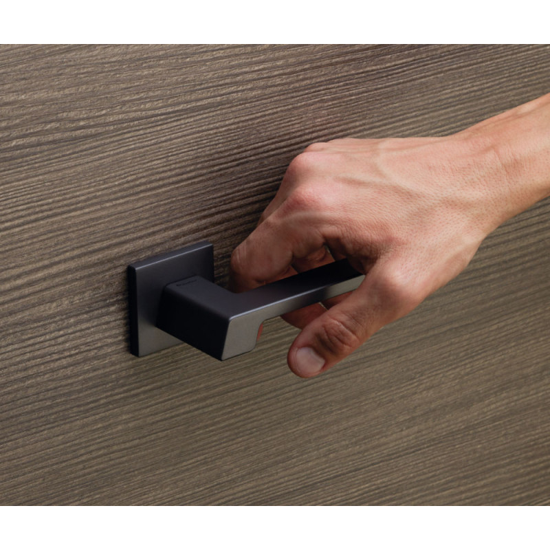 Stream Zincral Linea Calì Door Handle with Lowered Rosette