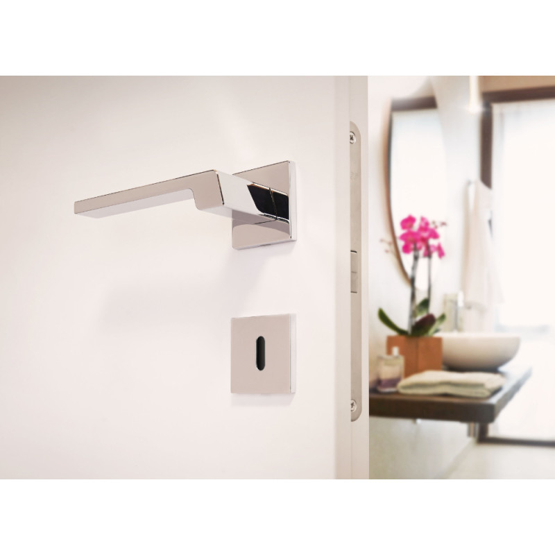 Stream Zincral Linea Calì Door Handle with Lowered Rosette