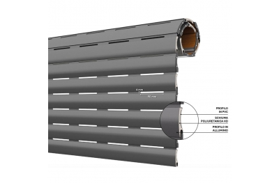 AriaLuceTherm PVC Aluminum roller shutter that lets more air and light through